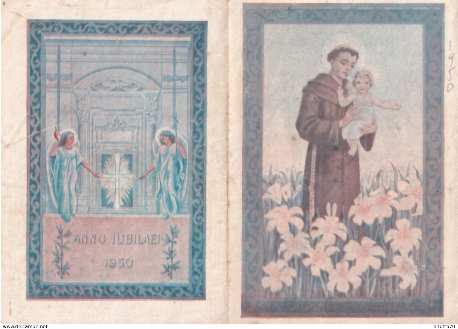 Calendarietto - Anno Jubilare - Anno 1950 - Petit Format : 1941-60