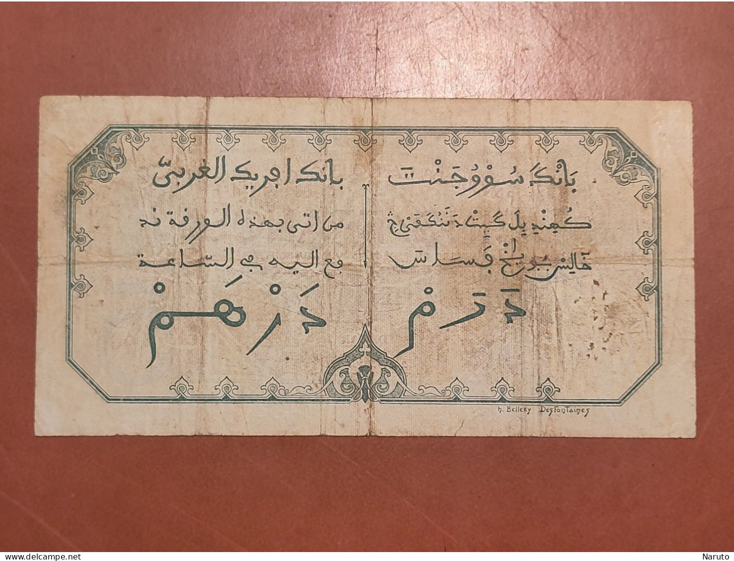 Billet De 5 Francs De La Banque De L'Afrique Occidentale, Dakar, 28 Mai 1918 - Kilowaar - Bankbiljetten