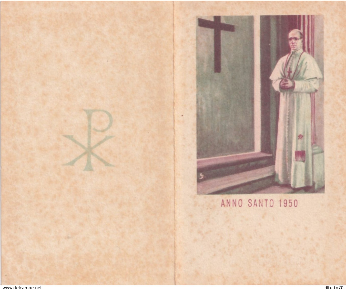 Calendarietto - Anno Santo - Pio XII - 017 -  Anno 1950 - Petit Format : 1941-60