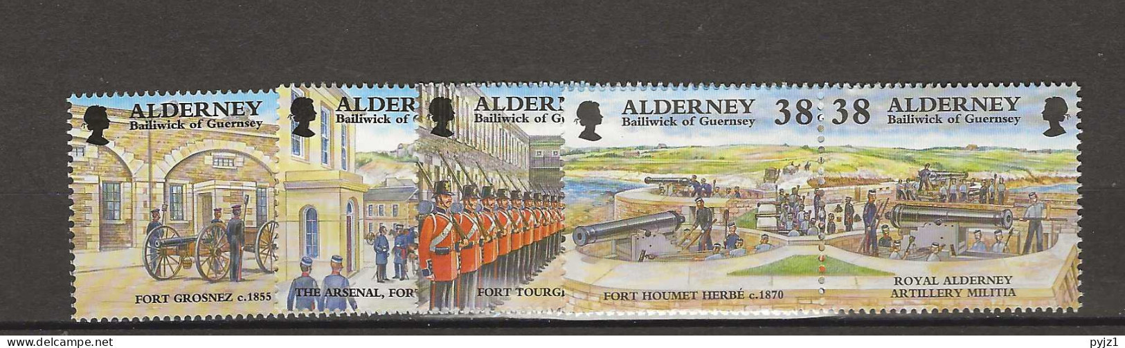 1999 MNH Alderney Mi 137-44 Postfris** - Alderney