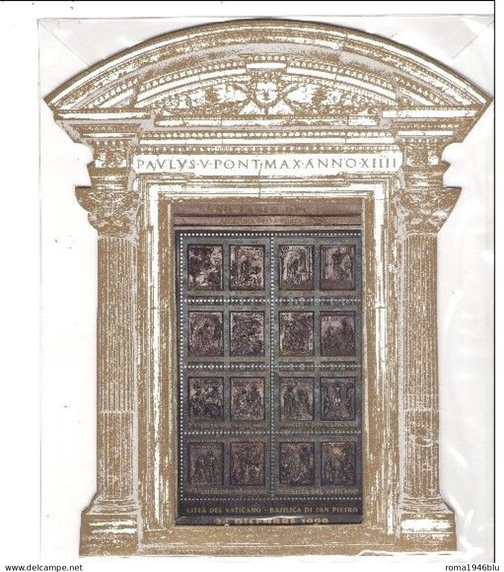 VATICANO 2000 RARO FOLDER APERTURA PORTA SANTA ** MNH ANCORA IMBALLATO - Postzegelboekjes