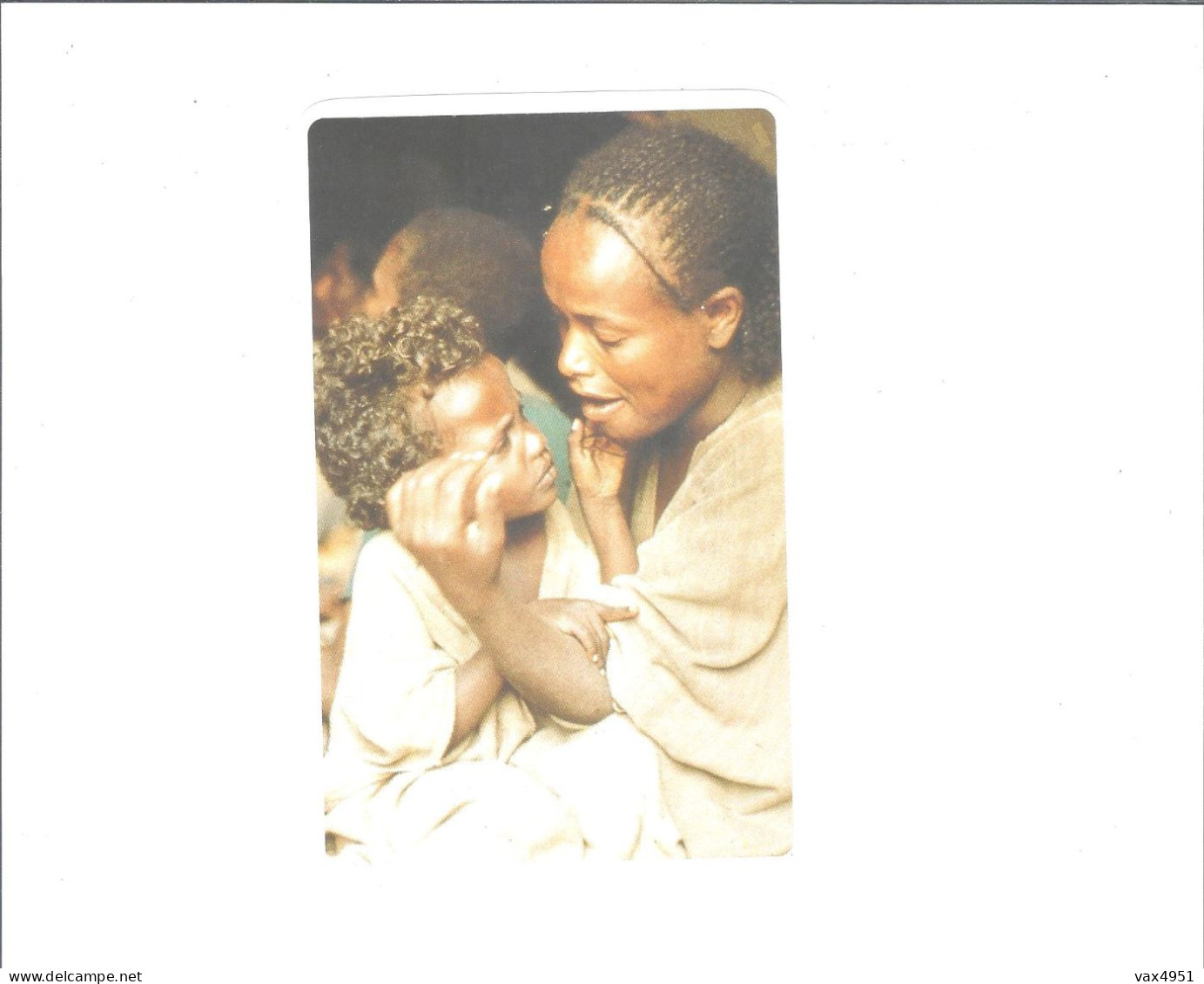 ETHIOPIE  DESTA  22  ANS   CARTE UNICEF          /////      RARE      A     SAISIR ***** - Ethiopie