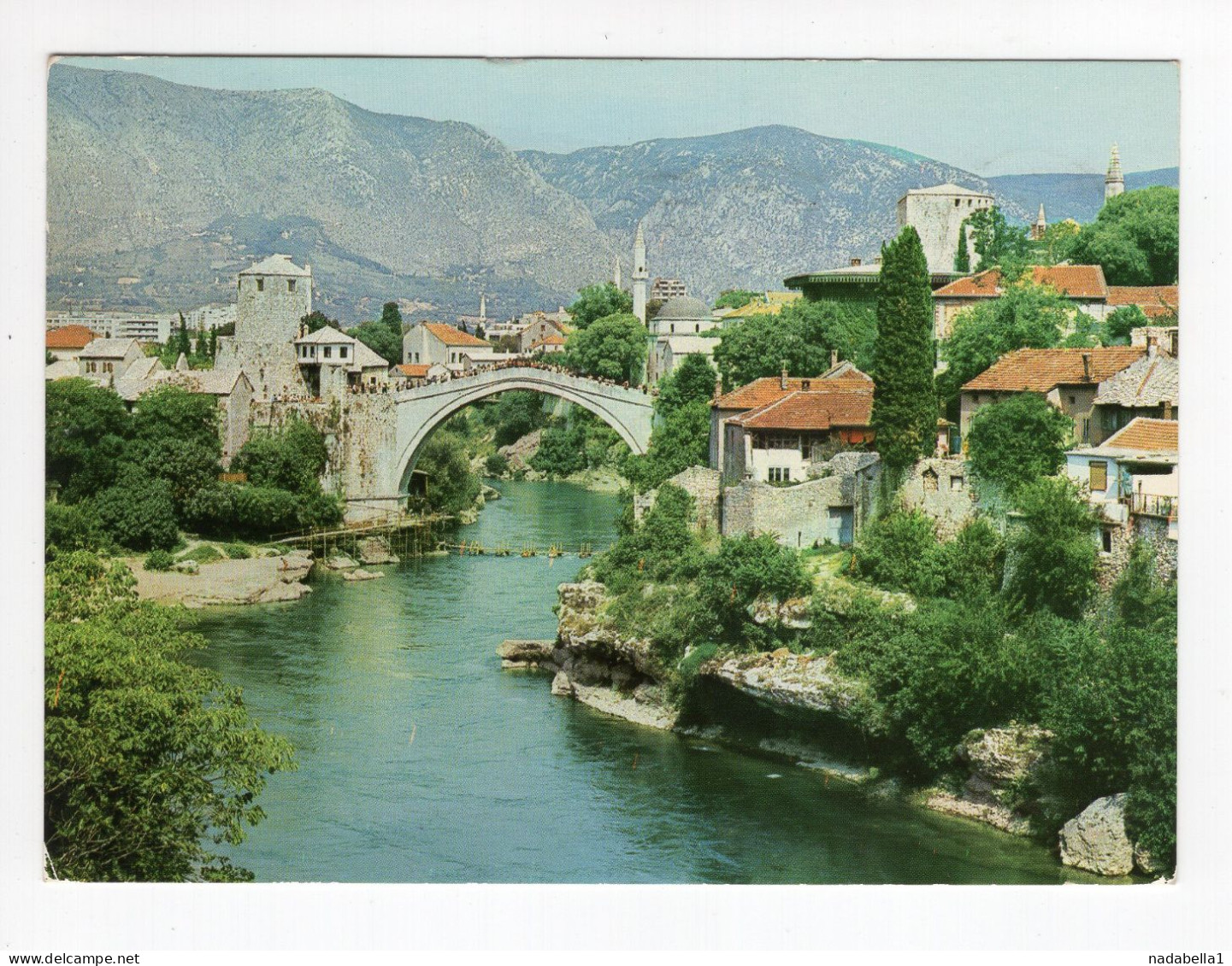 1984. YUGOSLAVIA,BOSNIA,MOSTAR,POSTCARD,USED - Yougoslavie