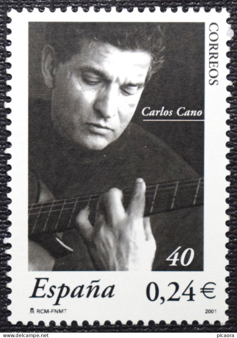 España Spain  2001  Carlos Cano  Mi 3676 Yv 3396  Edi 3841  Nuevo New MNH ** - Cantantes