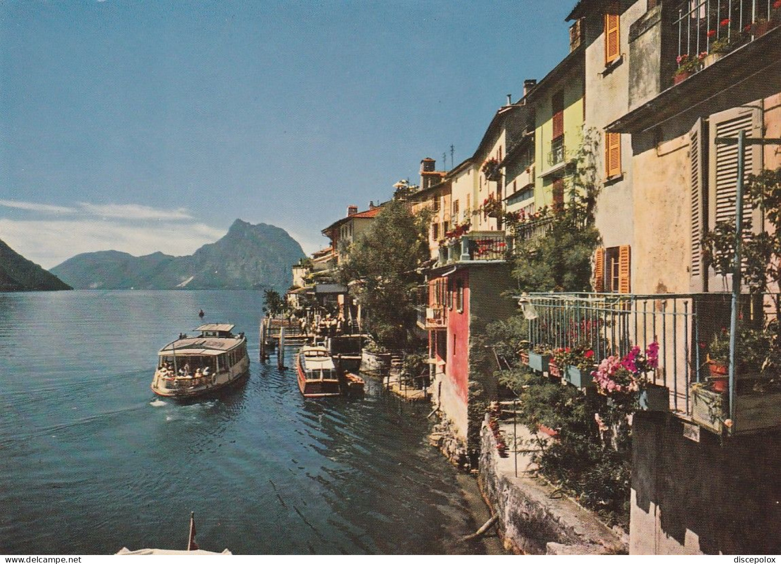 U5717 Gandria - Lago Di Lugano - Barche Boats Bateaux - Panorama / Non Viaggiata - Gandria 
