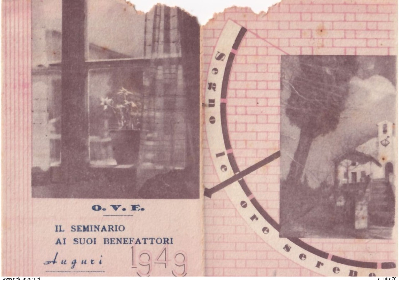 Calendarietto - Il Seminario - Anno  19549 - Petit Format : 1941-60