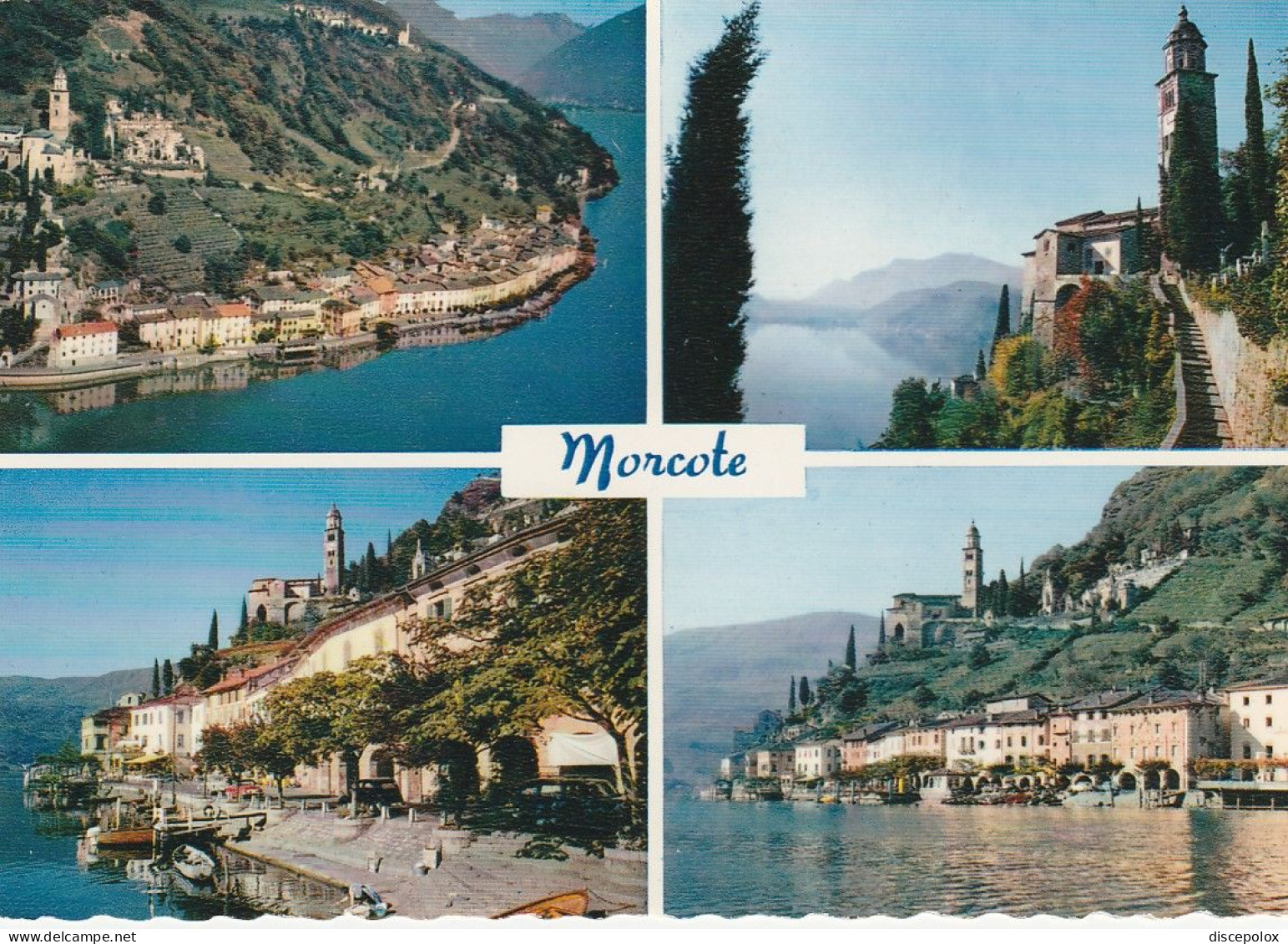 U5718 Morcote - Lago Di Lugano - Panorama Vedute Multipla / Non Viaggiata - Morcote