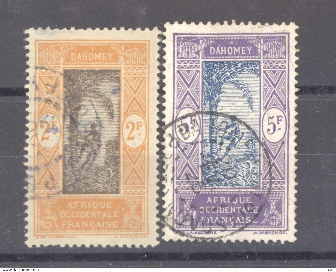 Dahomey  :  Yv  58-59  (o) - Used Stamps