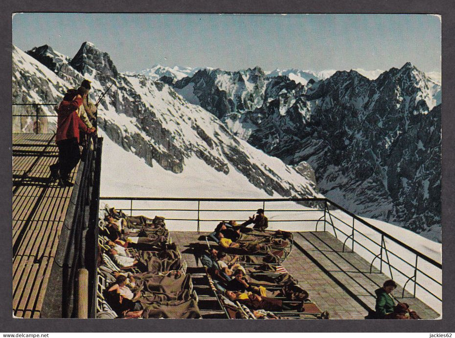 106324/ ZUGSPITZE, Terrasse Des Hotels Schneefernerhaus - Zugspitze