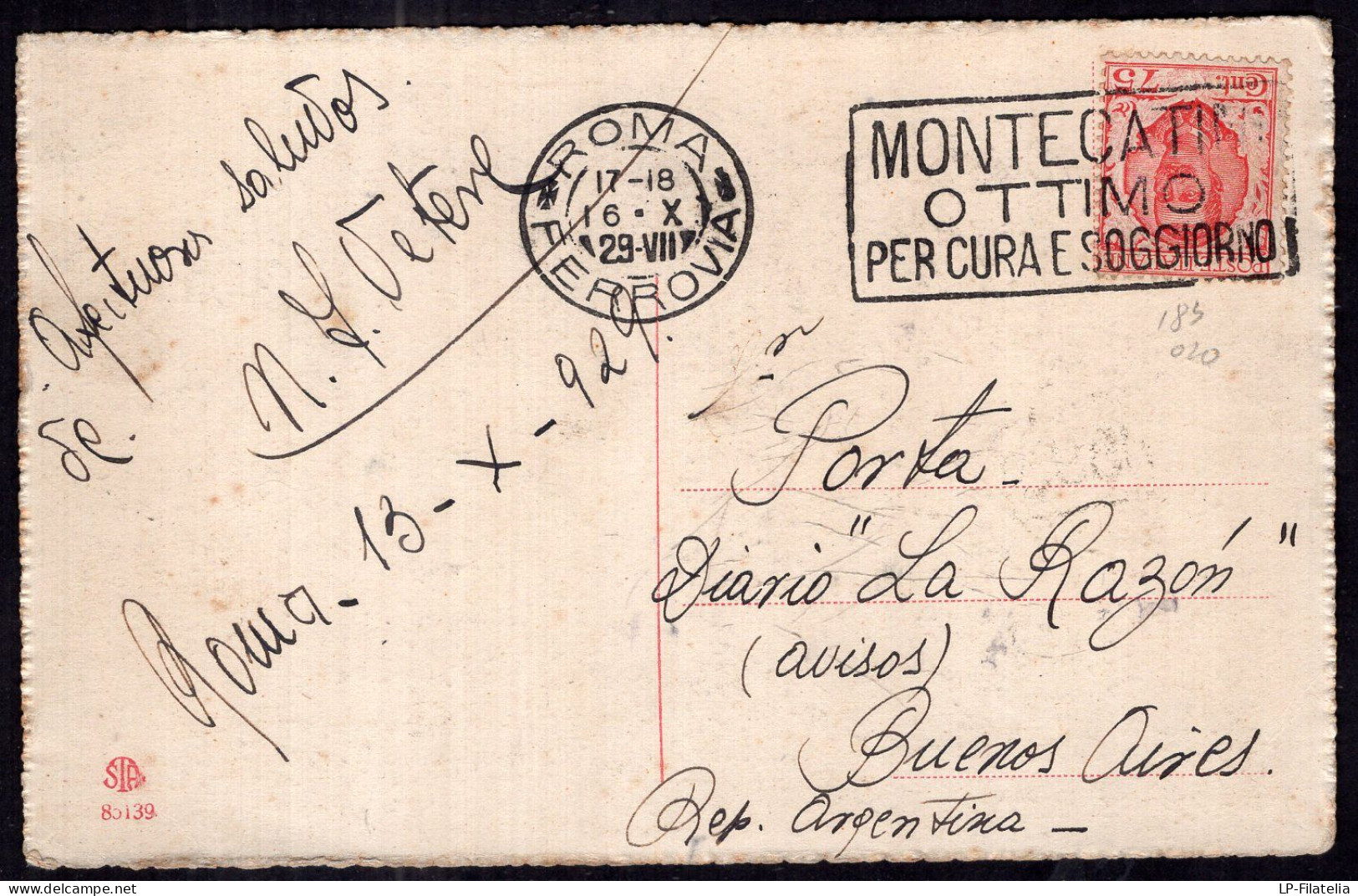 Italy - 1929 - Roma - Arco Di Constantino - Orte & Plätze