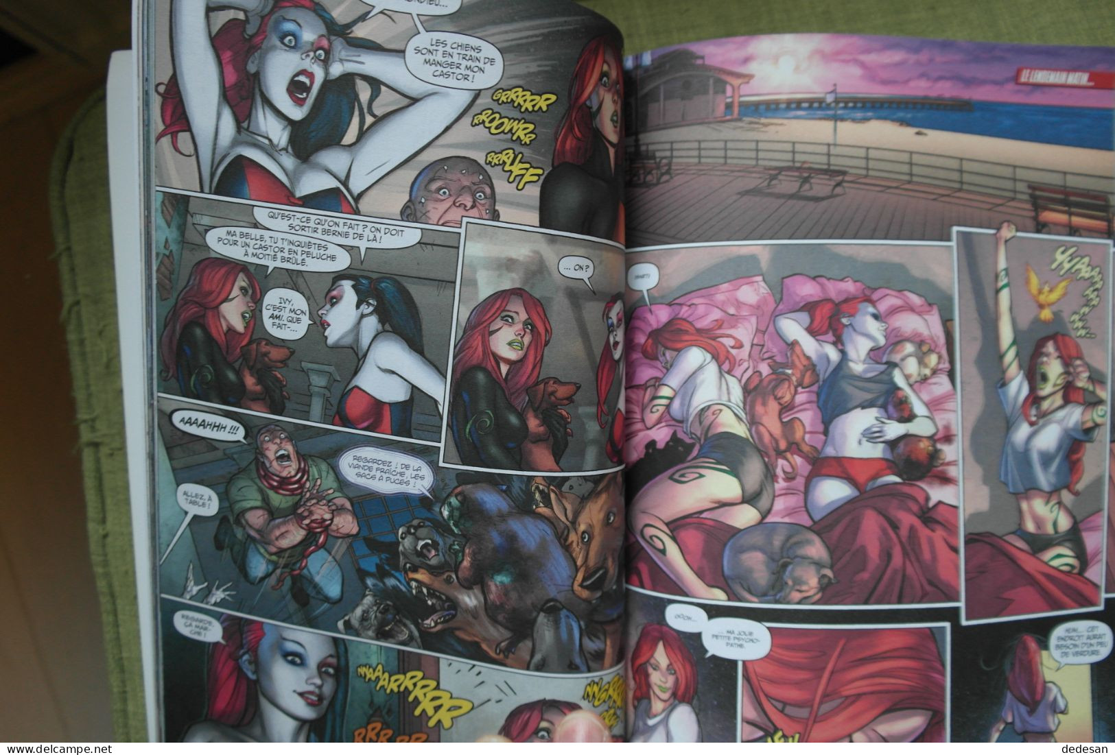 3 Bd Comics Harley Quinn Complètement Marteau, Injustice Année Un, Wonder Woman Année Un - Lots De Plusieurs BD