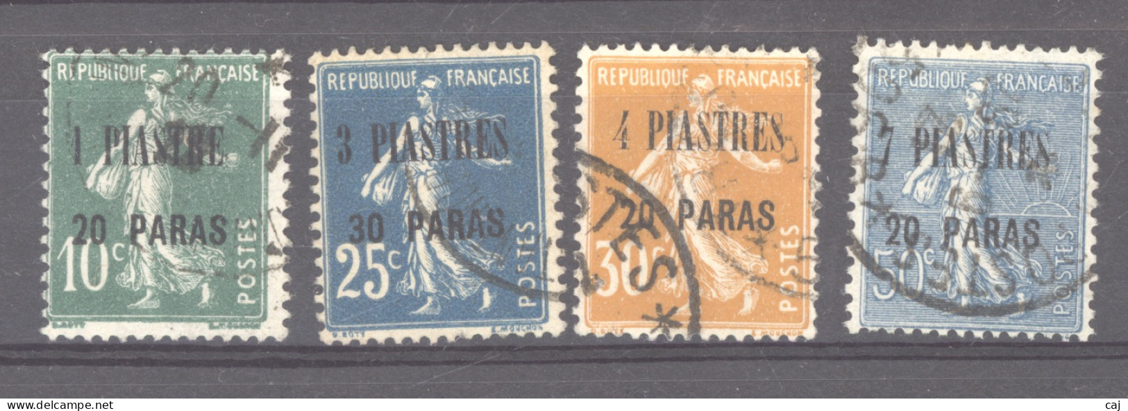 Levant  :  Yv 31-34  (o) - Used Stamps