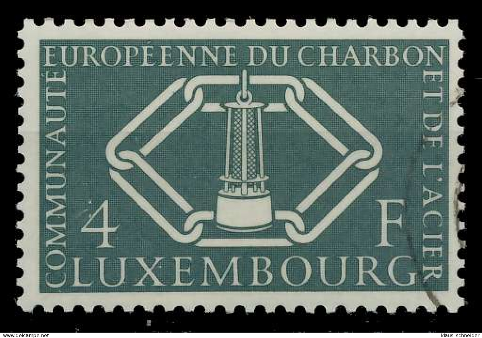 LUXEMBURG 1956 Nr 554 Gestempelt X973B12 - Oblitérés