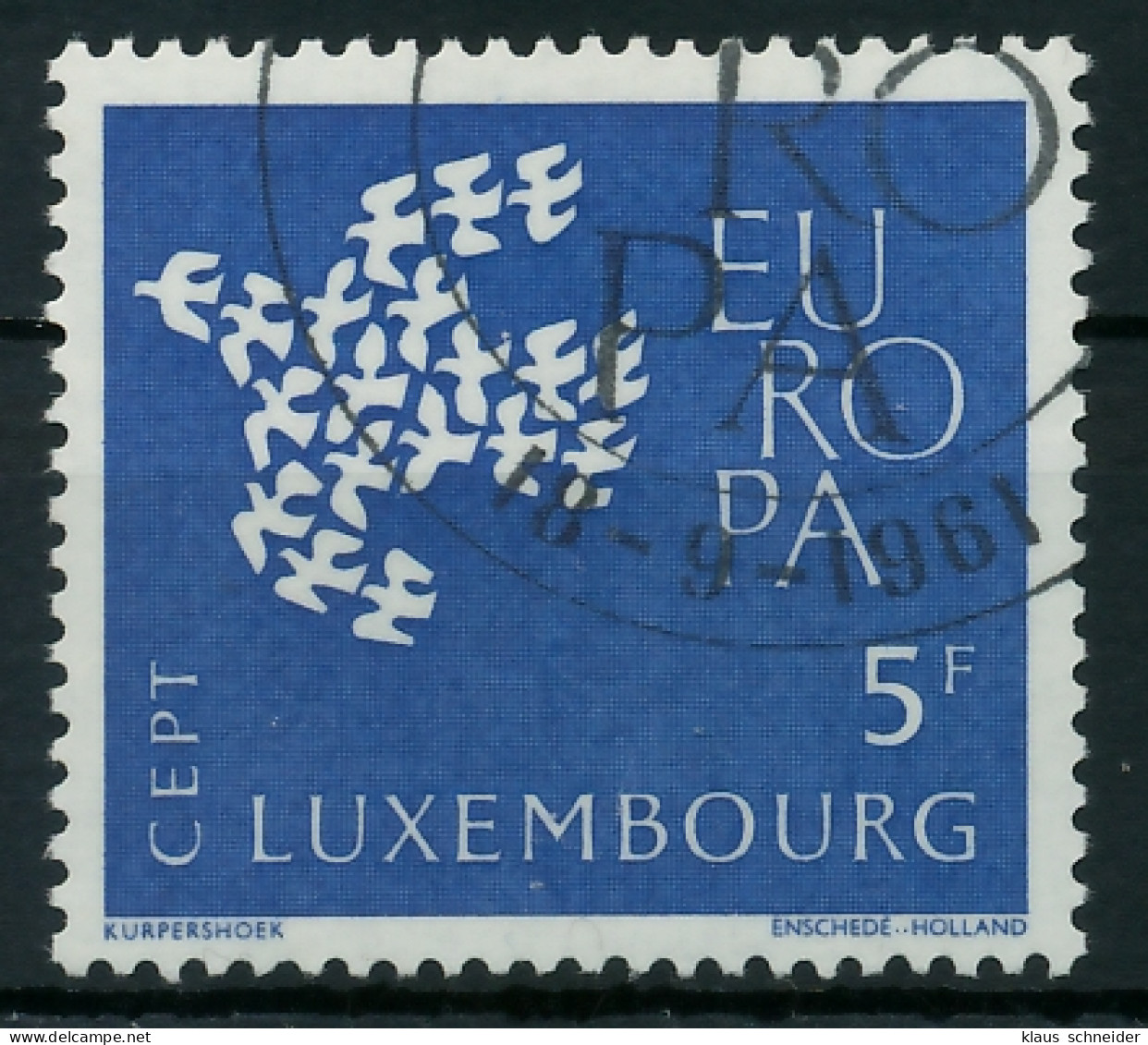 LUXEMBURG 1961 Nr 648 Gestempelt X9A31E6 - Used Stamps