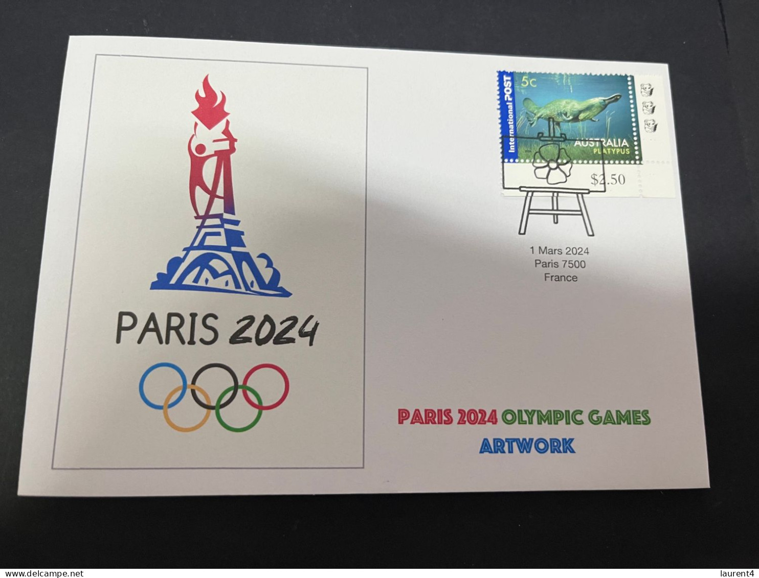 13-3-2024 (2 Y 49) Paris Olympic Games 2024 - 11 (of 12 Covers Series) For The Paris 2024 Olympic Games Artwork - Estate 2024 : Parigi