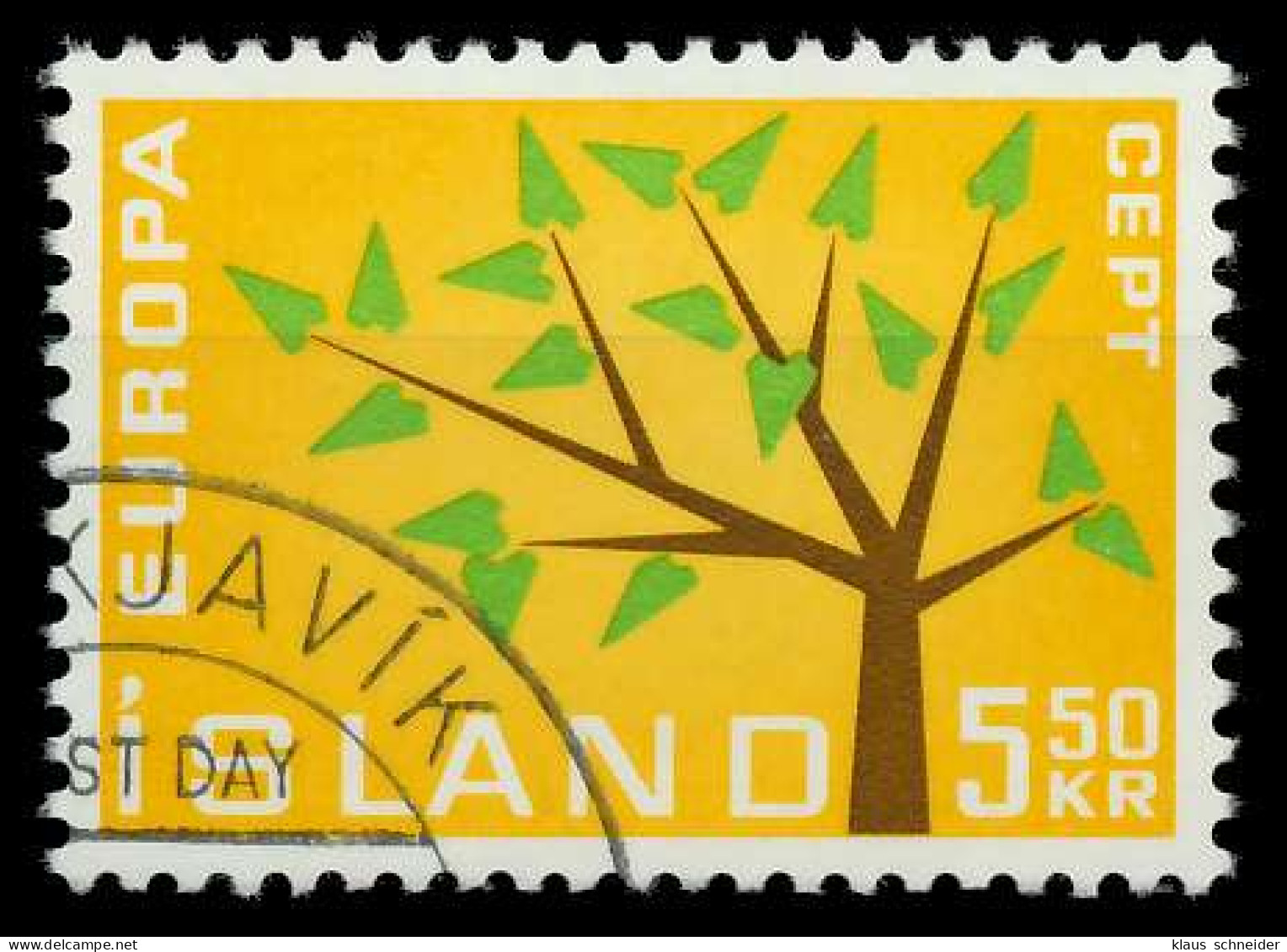 ISLAND 1962 Nr 364 Gestempelt X9B0522 - Gebruikt