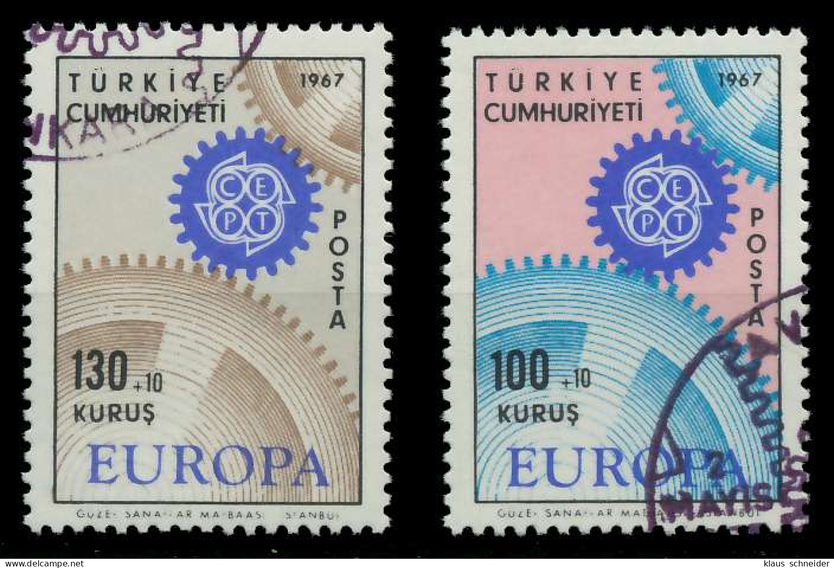 TÜRKEI 1967 Nr 2044-2045 Gestempelt X9D15B6 - Used Stamps