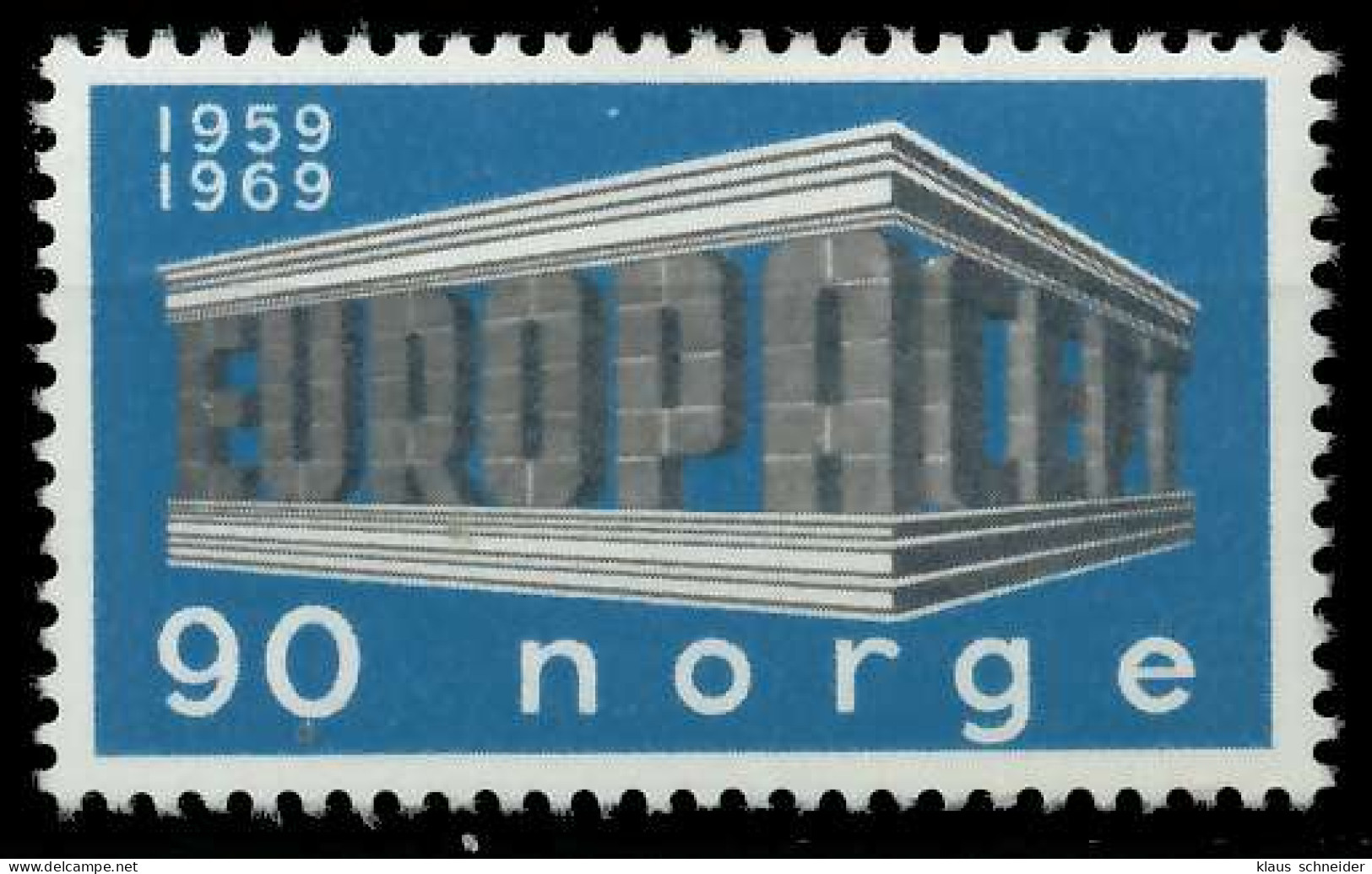 NORWEGEN 1969 Nr 584 Postfrisch SA5E99E - Unused Stamps