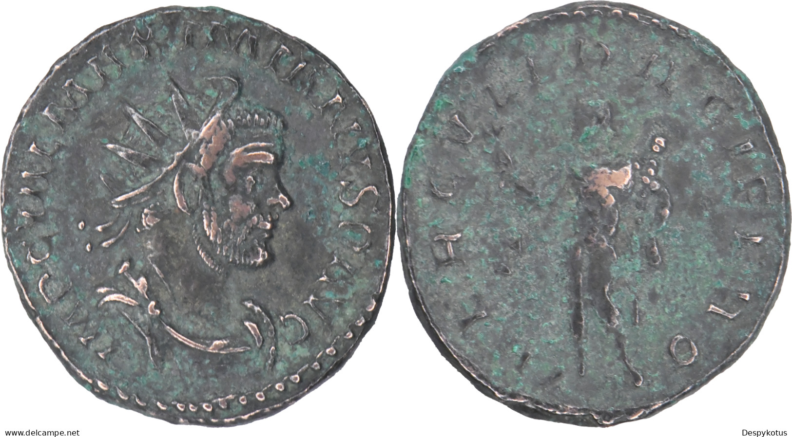 ROME - Aurelianus - MAXIMIEN HERCULE - 286 AD - HERCVLI PACIFERO - Lyon - TRES RARE - RIC.379 - 18-313 - La Tétrarchie (284 à 307)