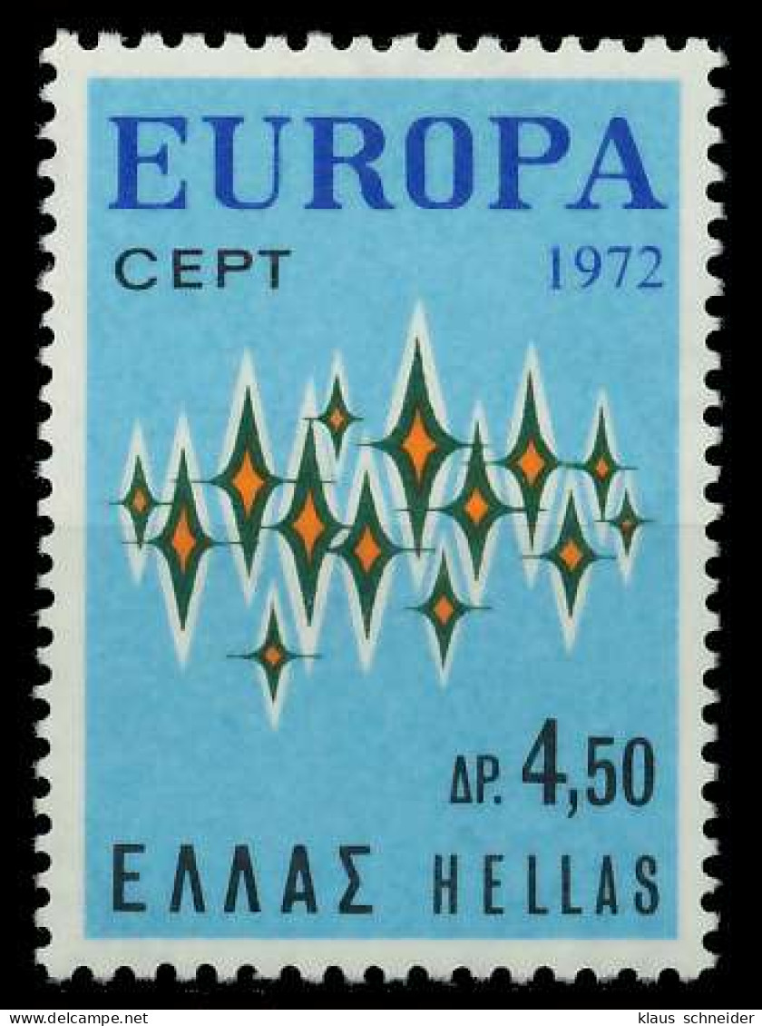 GRIECHENLAND 1972 Nr 1107 Postfrisch X04027E - Unused Stamps