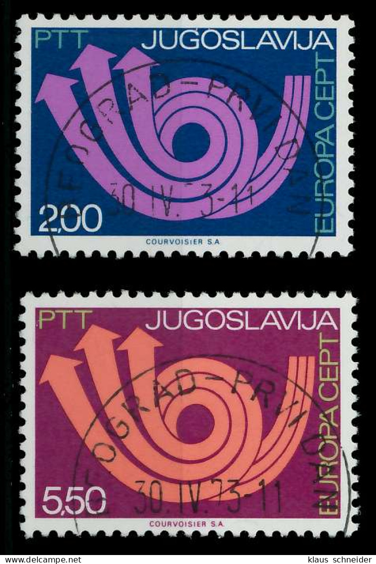 JUGOSLAWIEN 1973 Nr 1507-1508 Gestempelt X0405CA - Used Stamps