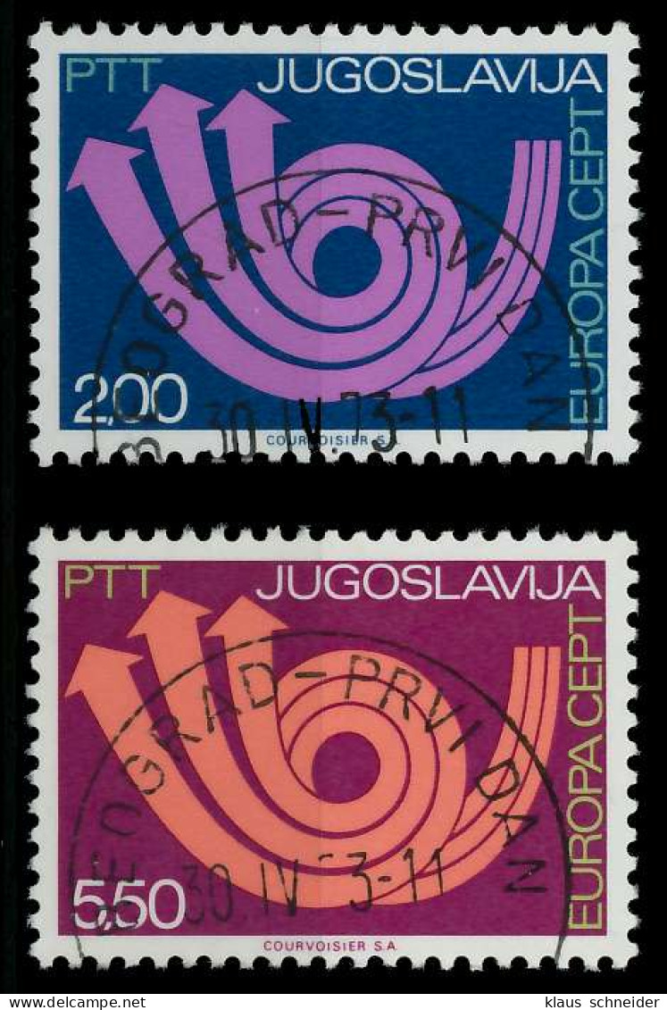 JUGOSLAWIEN 1973 Nr 1507-1508 Gestempelt X0405CE - Used Stamps