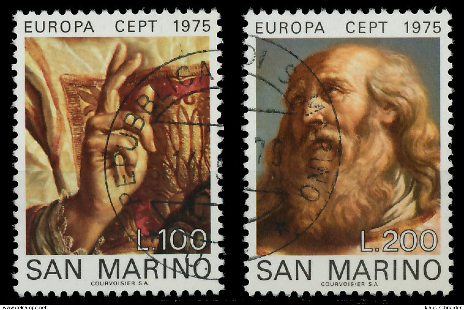 SAN MARINO 1975 Nr 1088-1089 Gestempelt X045496 - Used Stamps
