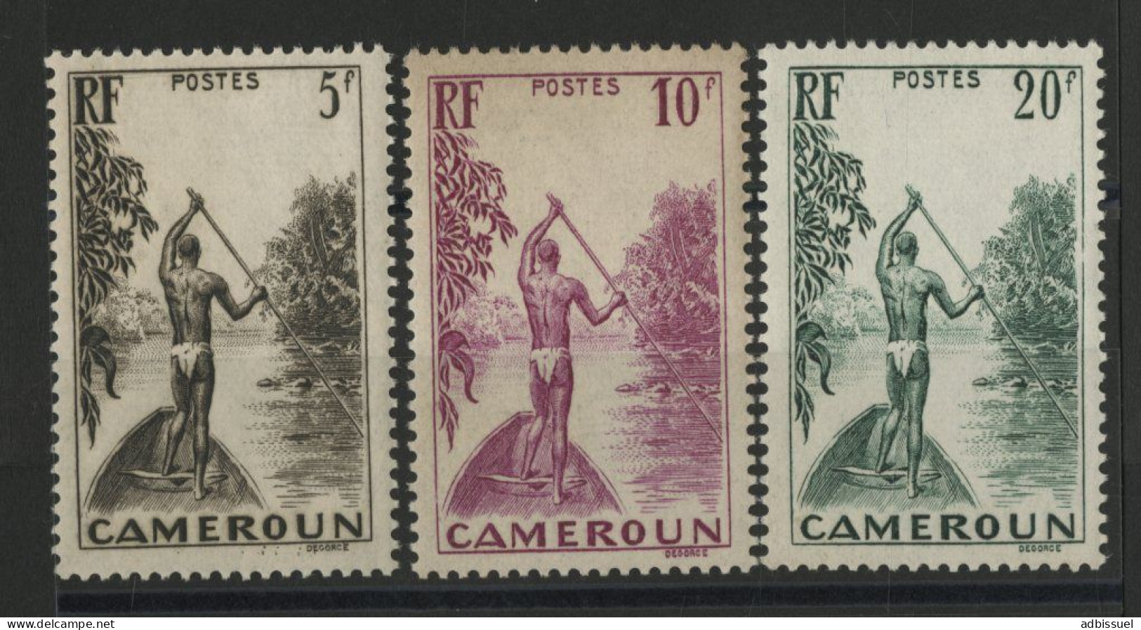 CAMEROUN N° 189 + 190 + 191 Neufs ** (MNH) Cote 16 € - Ongebruikt