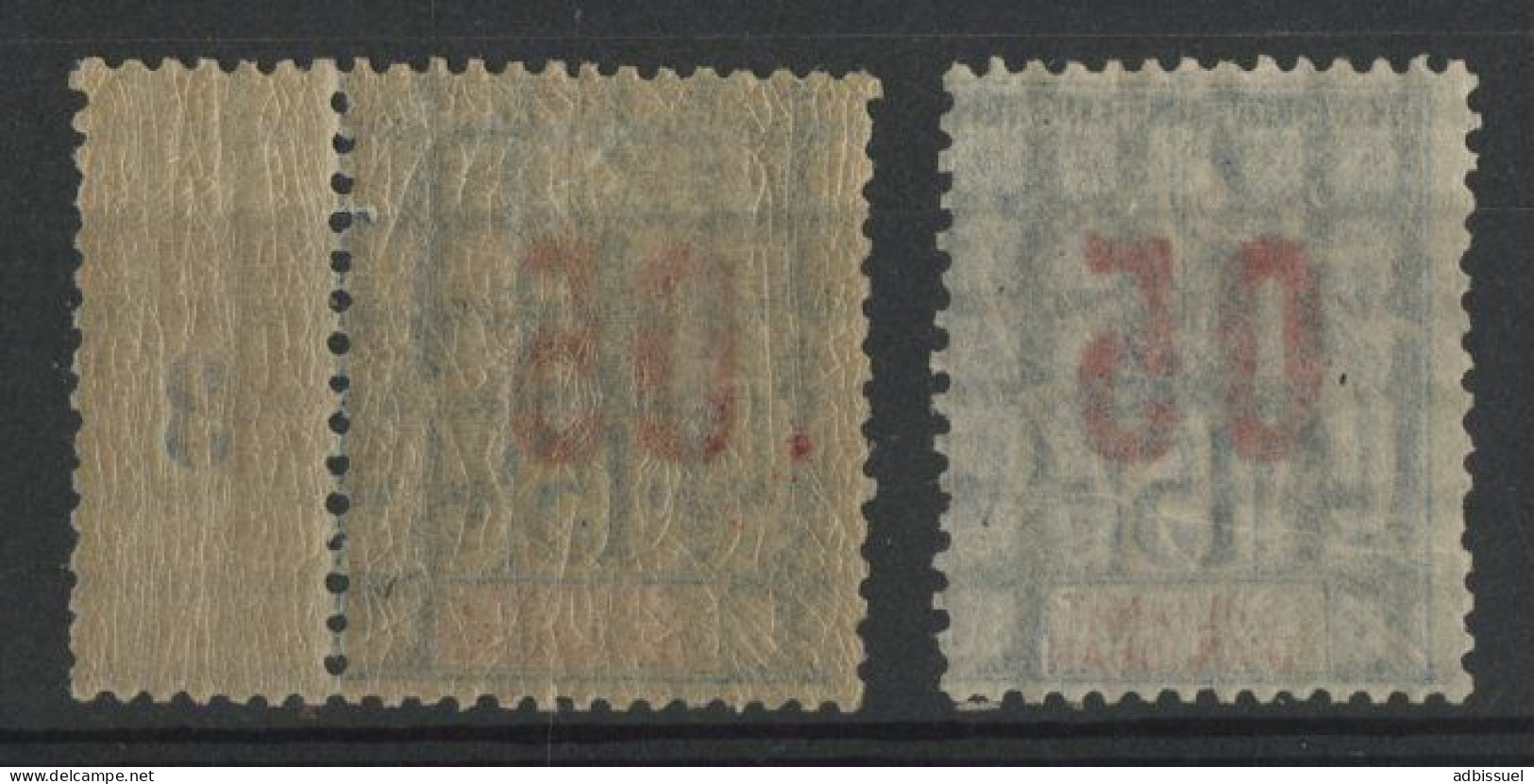 ANJOUAN N° 22 + 22A Neufs Espacé + Normal Voir Description - Unused Stamps