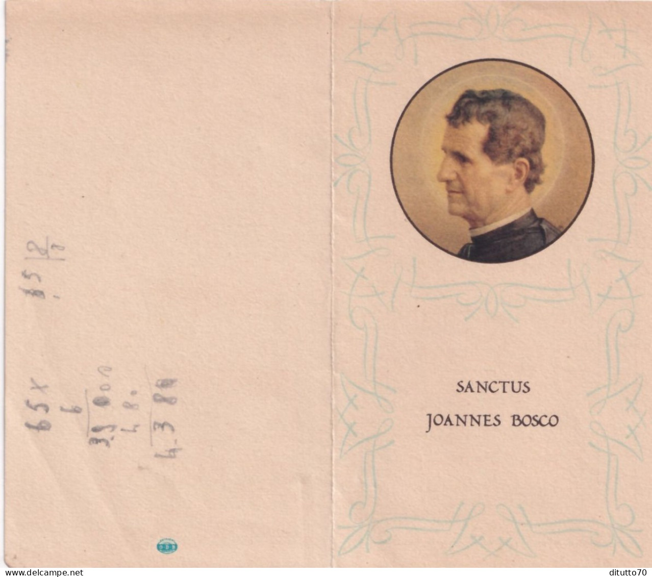 Calendarietto - Salesiano - Sanctus Joannes  Bosco - Anno 1949 - Klein Formaat: 1941-60