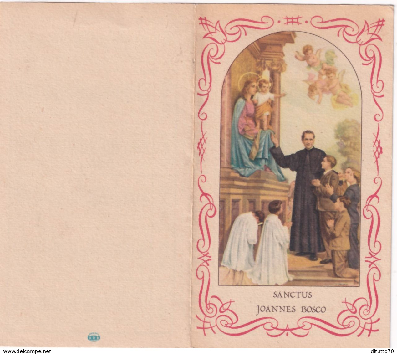 Calendarietto - Salesiano - Sanctus Joannes Bosco - Anno 1949 - Petit Format : 1941-60