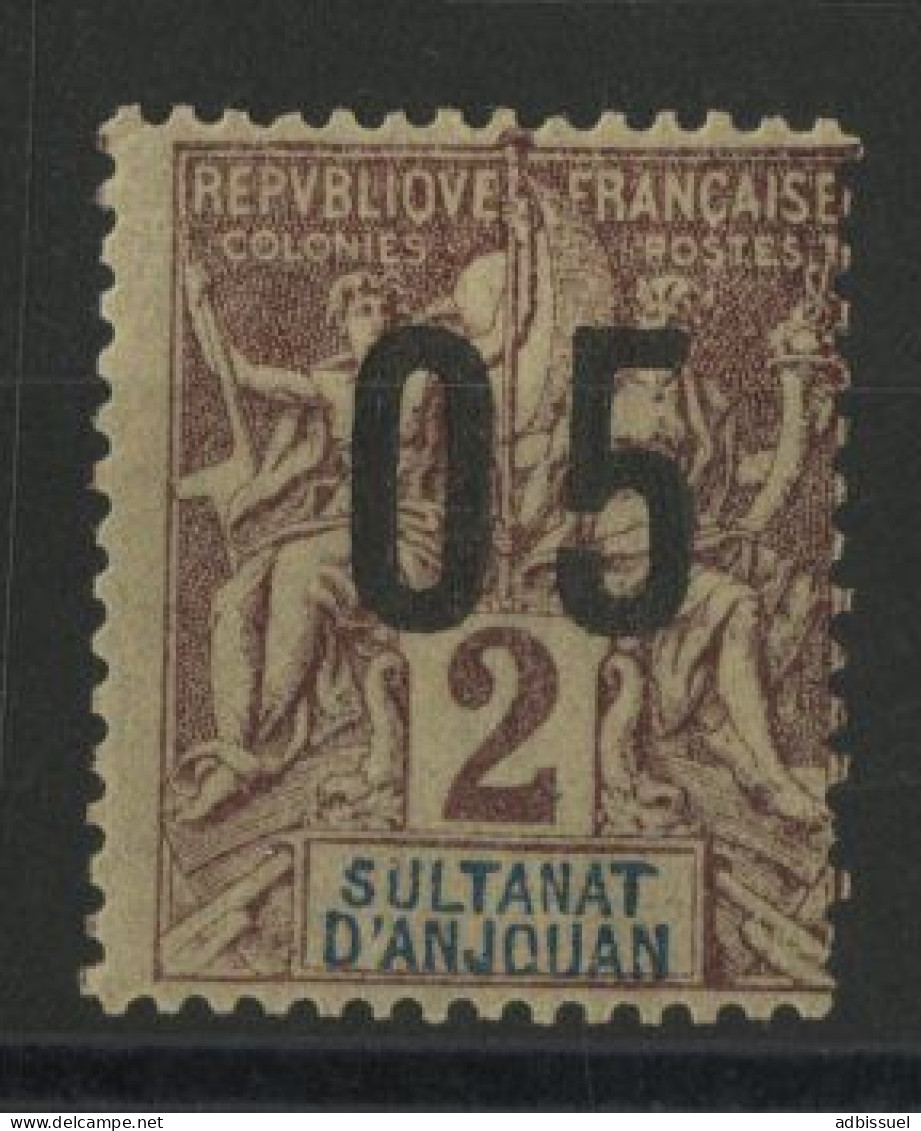 ANJOUAN N° 20A Neuf * (MH) Chiffres Espacés TB - Unused Stamps