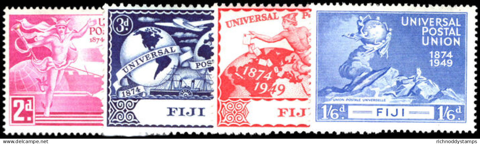 Fiji 1949 UPU Lightly Mounted Mint. - Fiji (...-1970)