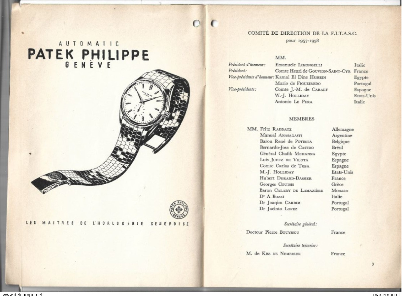 CHAMPIONNATS D'EUROPE DE TIR AUX PLATEAUX. 1958. SUISSE. NOMBREUSES PUB. MONTRES. - Fischen + Jagen