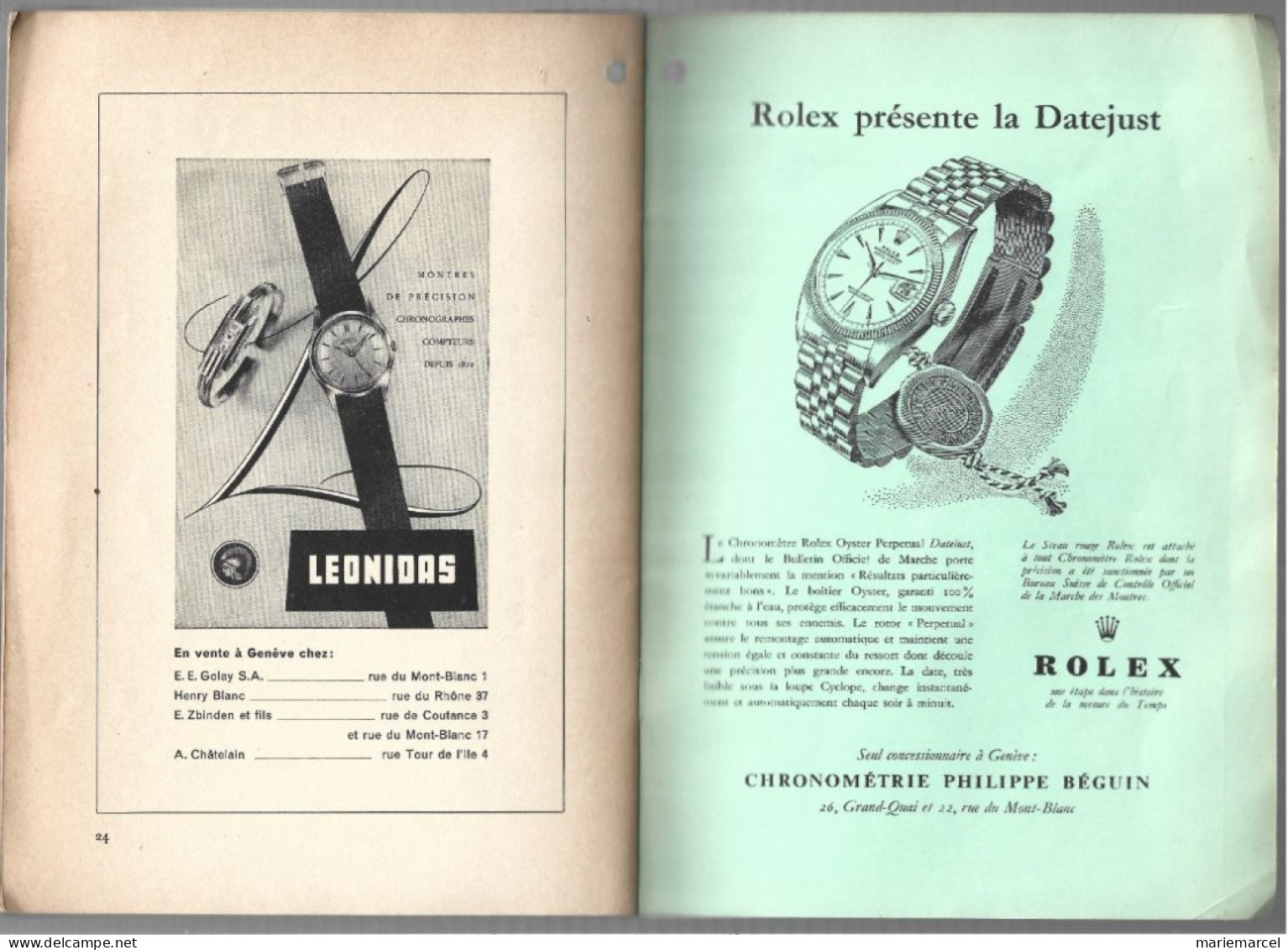 CHAMPIONNATS D'EUROPE DE TIR AUX PLATEAUX. 1958. SUISSE. NOMBREUSES PUB. MONTRES. - Caza/Pezca