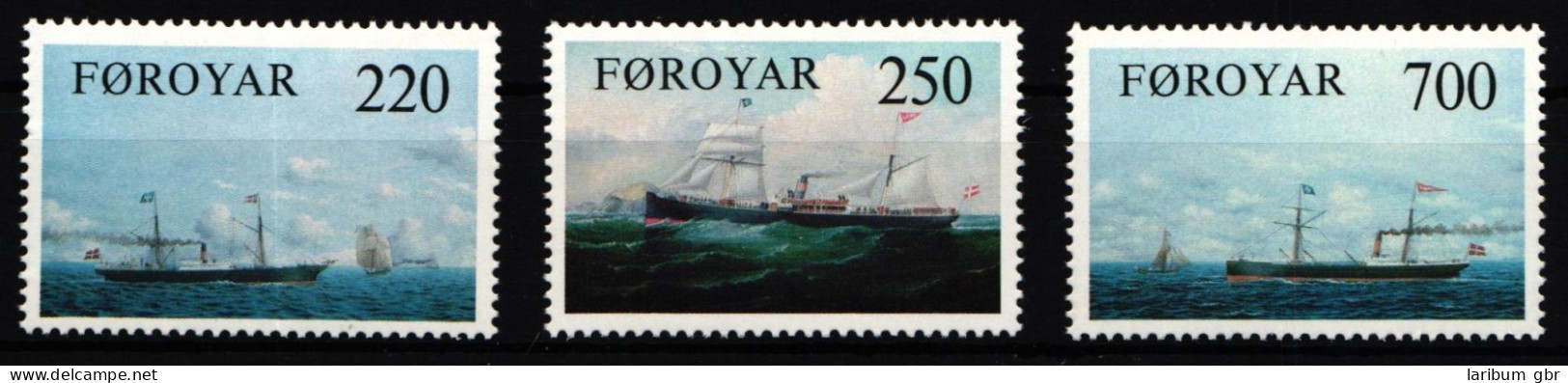 Färöer 79-81 Postfrisch Schiffe #IL858 - Féroé (Iles)