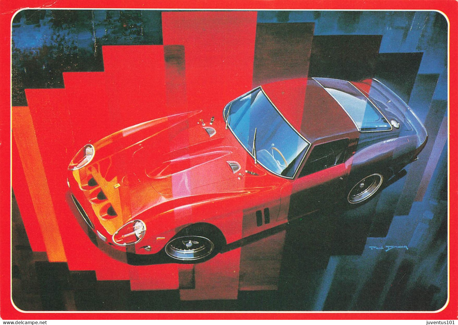 CPSM Ferrari 250 GTO 1962-Paul Bracq-Timbre   L2731 - Colecciones Y Lotes