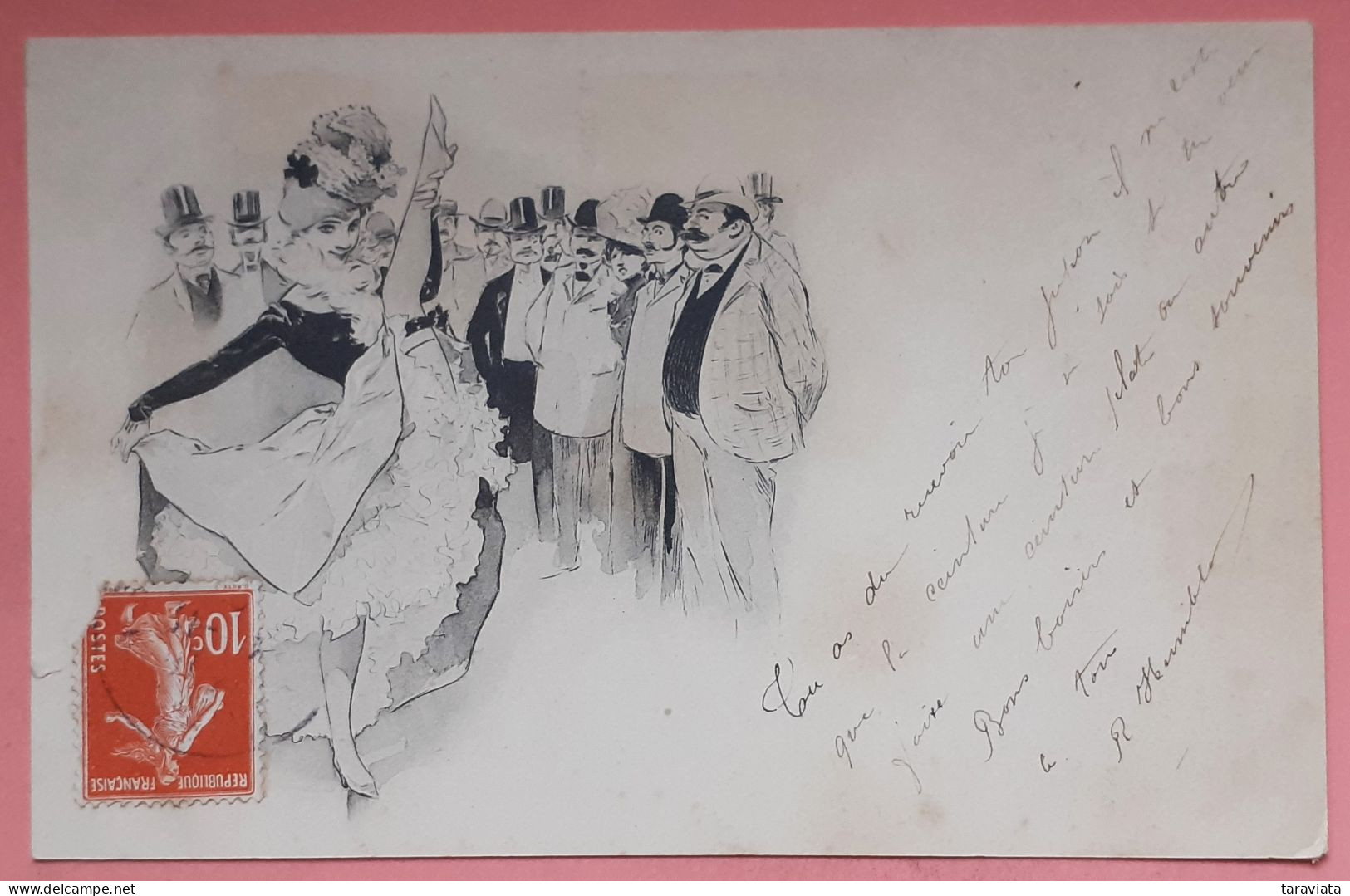 ILLUSTRATEUR CANCAN Femme Danse PRECURSEUR - Before 1900