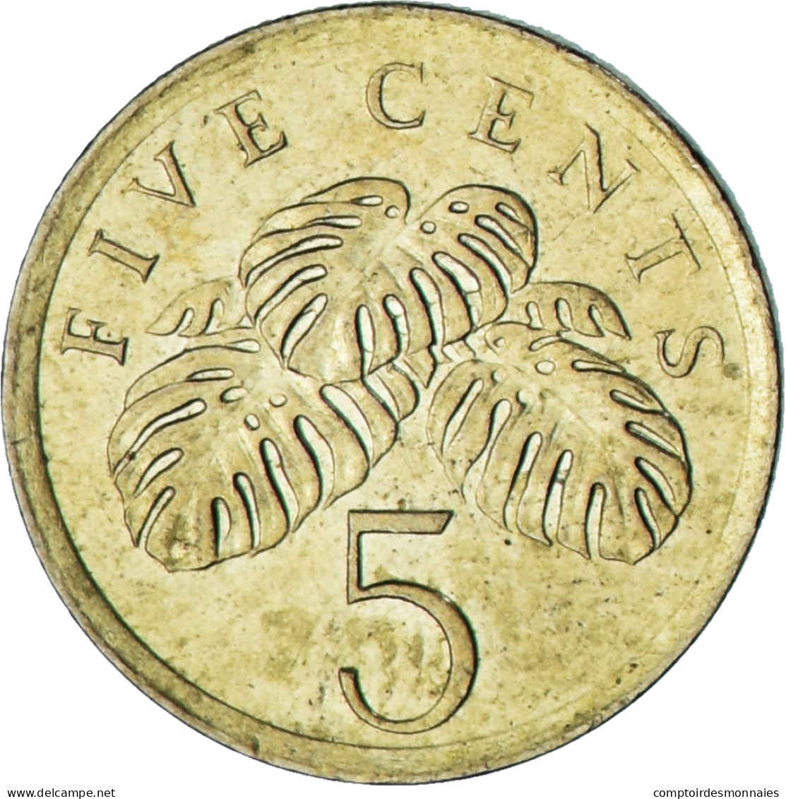 Singapour, 5 Cents, 1990 - Singapour