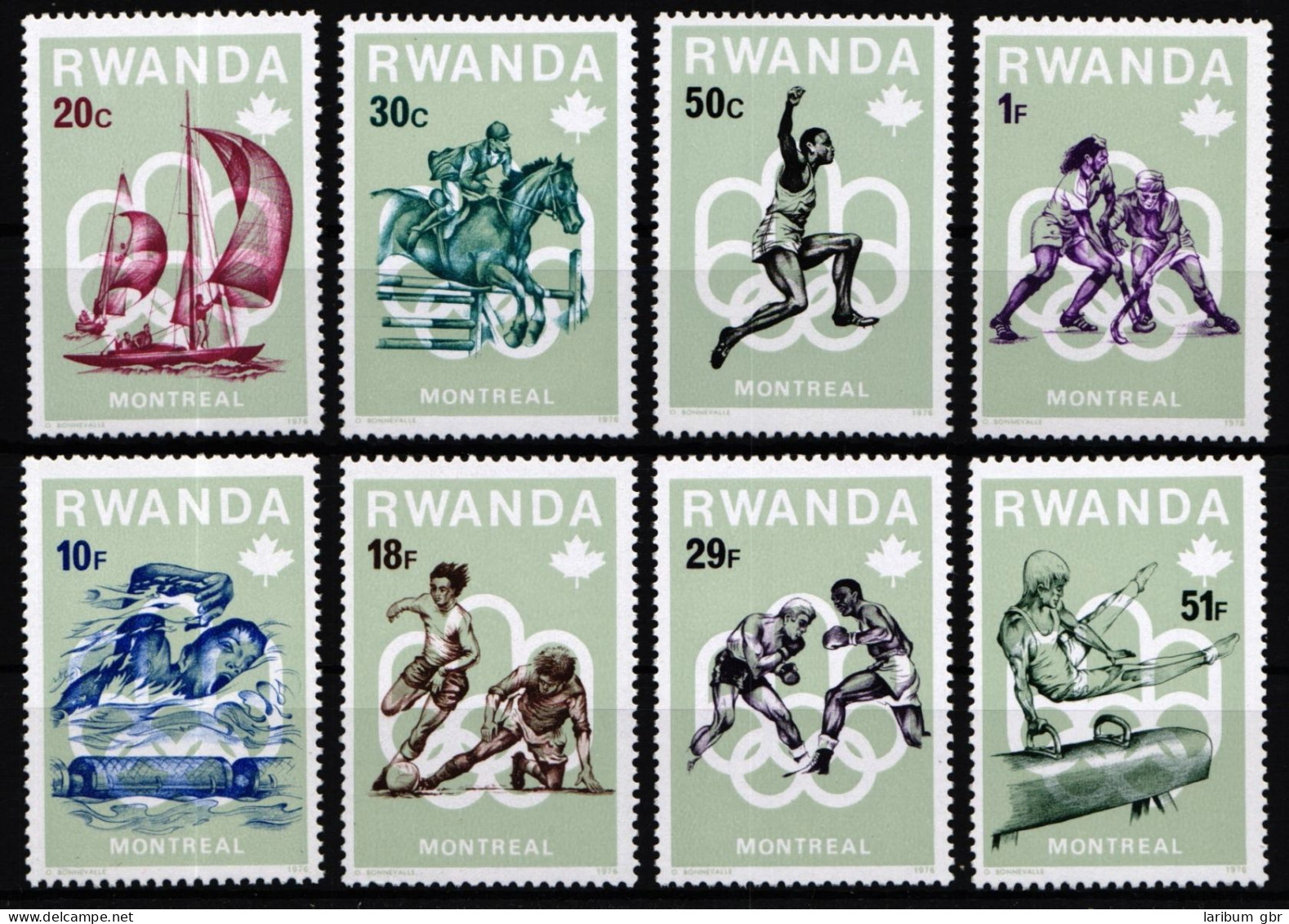 Ruanda 799-806 Postfrisch Olympische Spiele #IR629 - Sonstige & Ohne Zuordnung