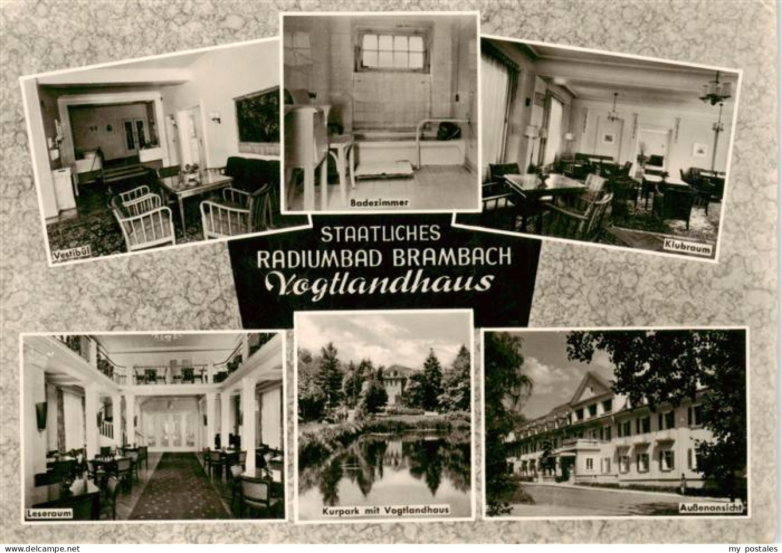 73924203 Bad_Brambach Staatliches Radiumbad Vogtlandhaus Vestibuel Badezimmer Kl - Bad Brambach