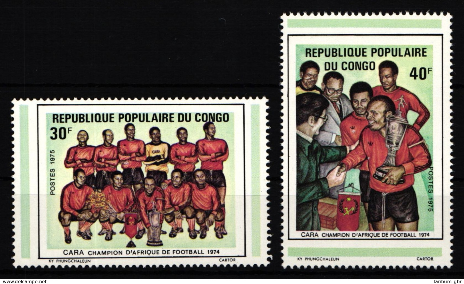 Kongo 462-463 Postfrisch Fußball #IR531 - Altri & Non Classificati