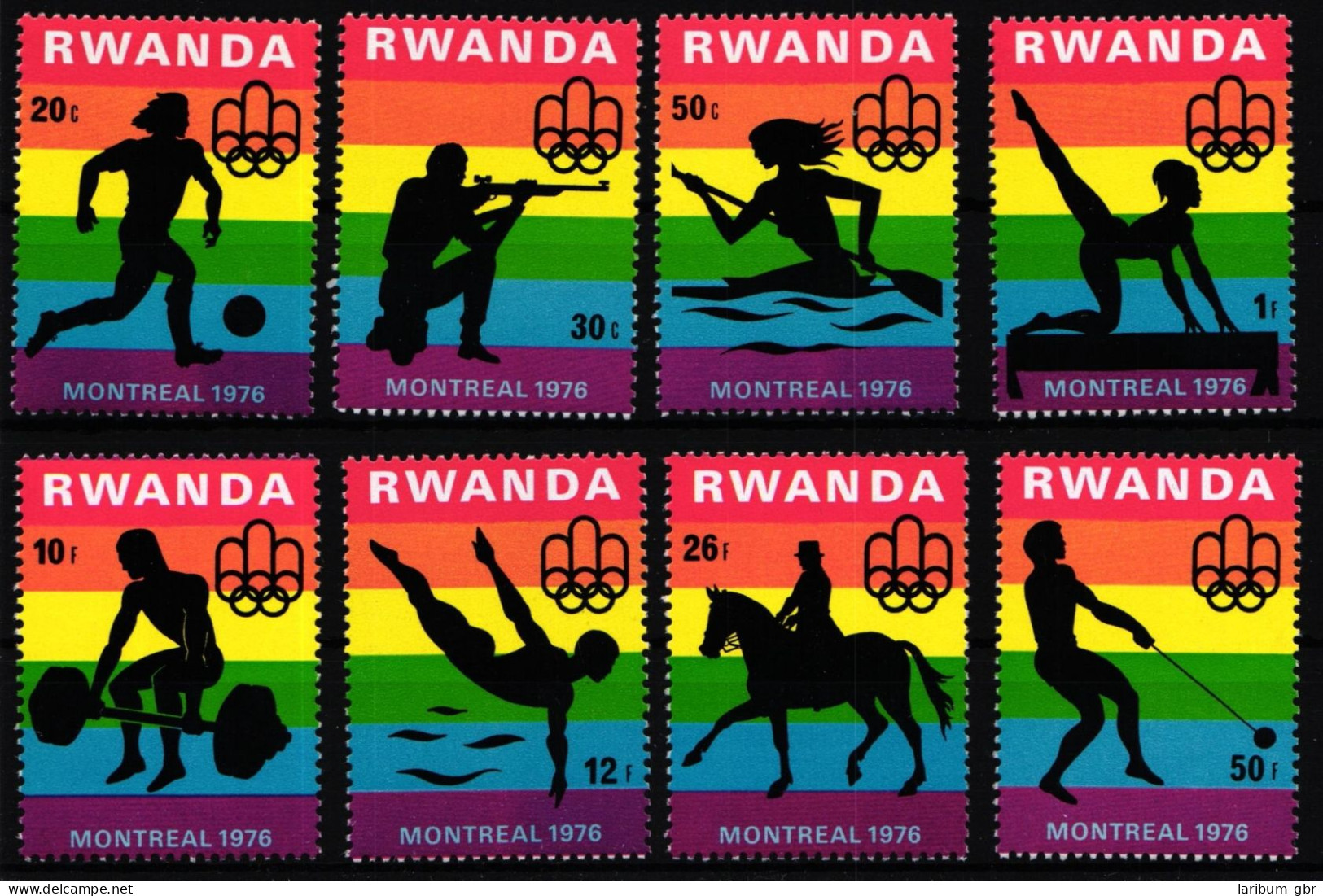 Ruanda 823-830 Postfrisch Olympische Spiele #IR630 - Autres & Non Classés