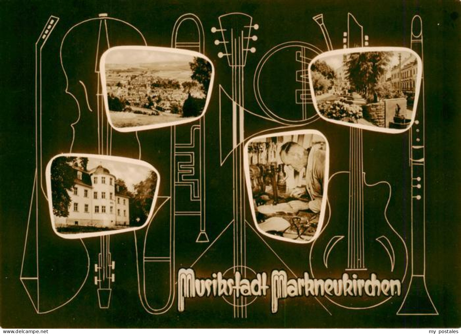 73924034 Markneukirchen Musikstadt Musikinstrumentenbau Teilansichten - Markneukirchen