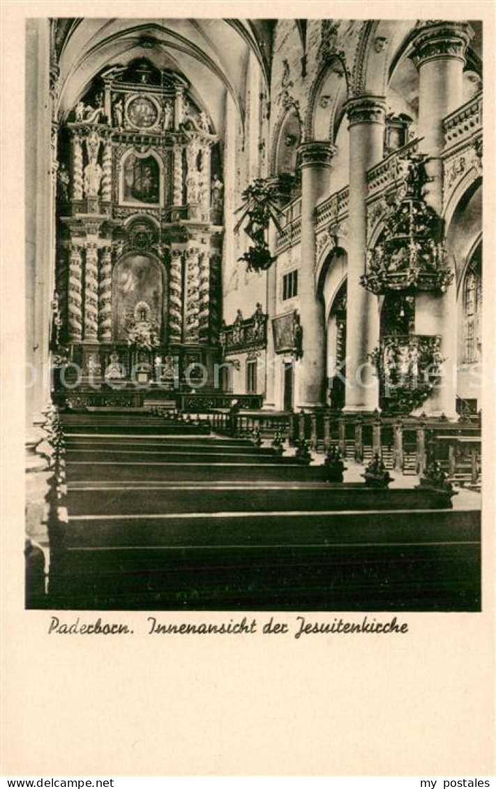 73777513 Paderborn Innenansicht Der Jesuitenkirche Paderborn - Paderborn