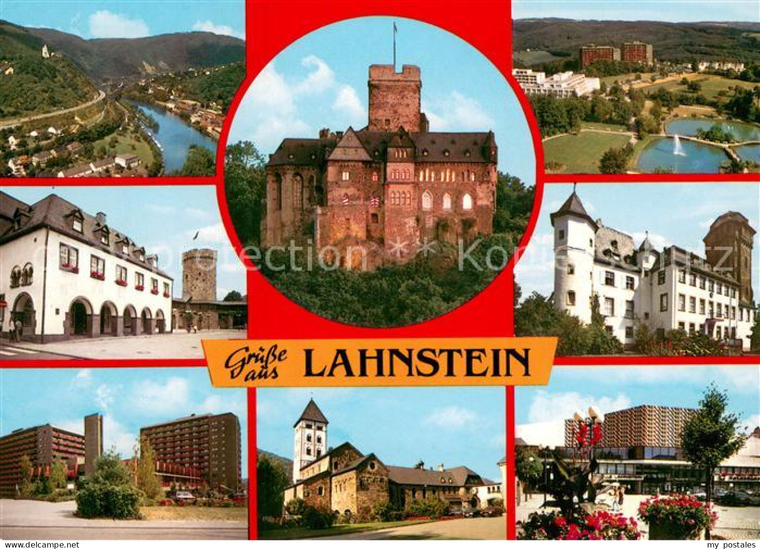 73671101 Lahnstein Panorama Lahntal Schloss Turm Moderne Gebaeude Lahnstein - Lahnstein
