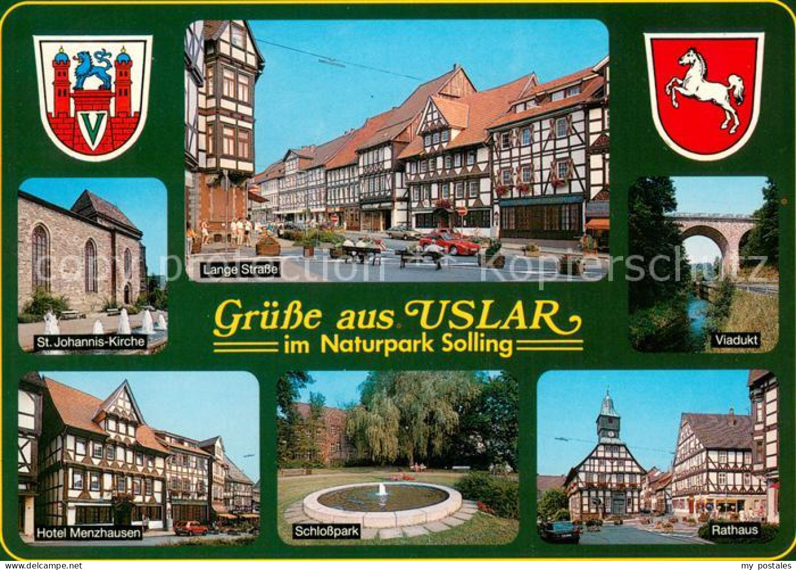 73670513 Uslar Solling St. Johannis Kirche Lange Strasse Altstadt Fachwerkhaeuse - Uslar