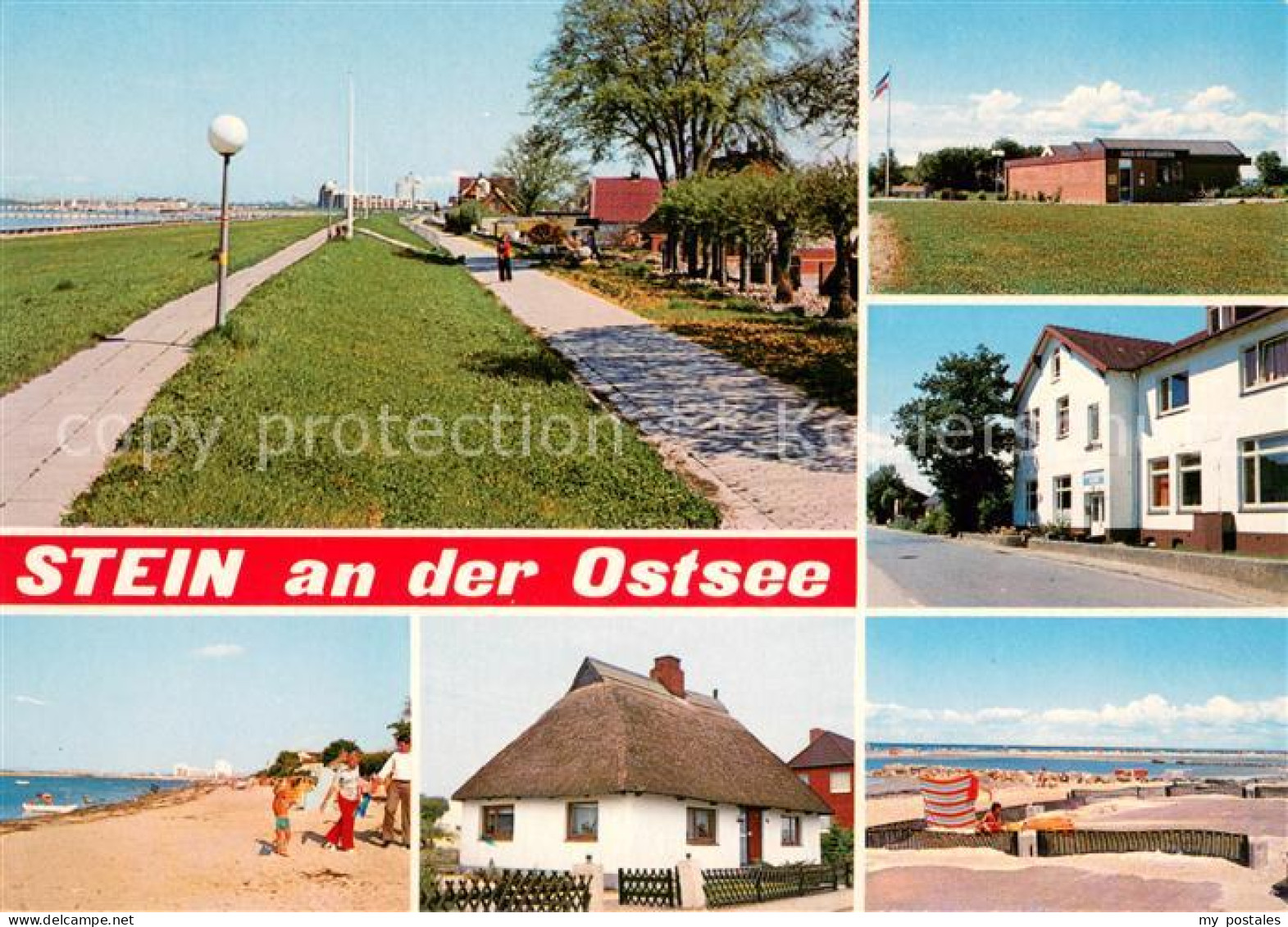 73670350 Stein Ostsee Uferpromenade Haus Des Kurgastes Hotel Reetdachhaus Strand - Laboe
