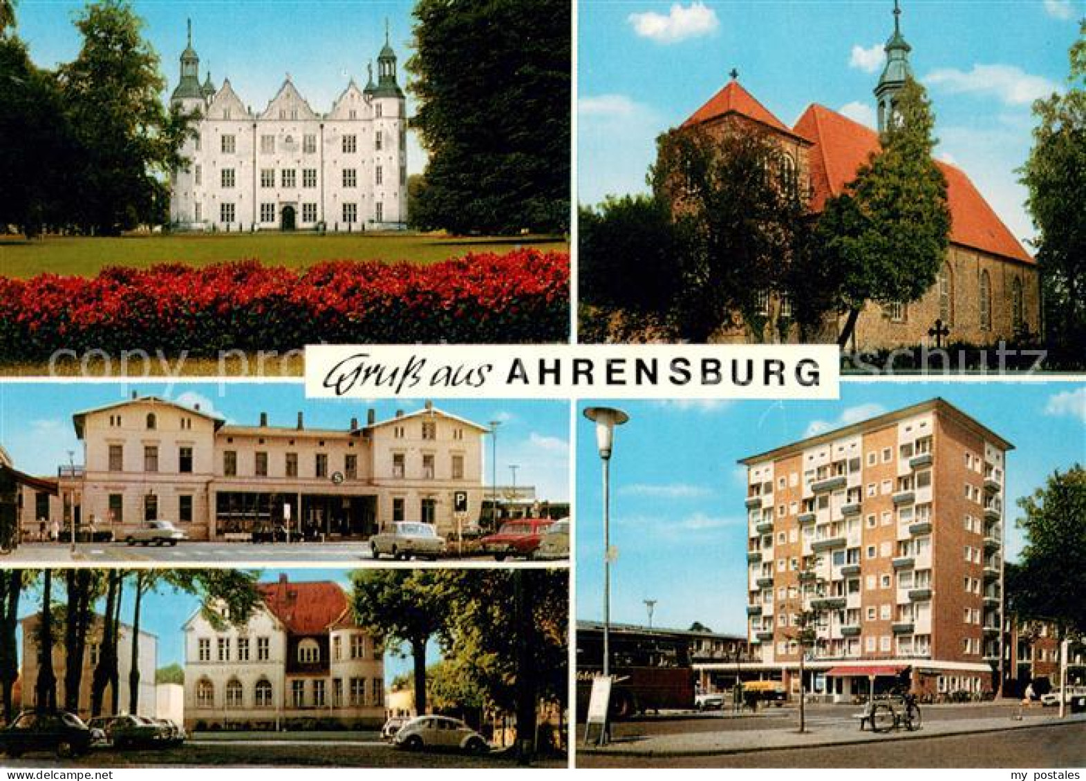 73669965 Ahrensburg Schloss Kirche Stadthaus Markt Hochhaus Ahrensburg - Ahrensburg