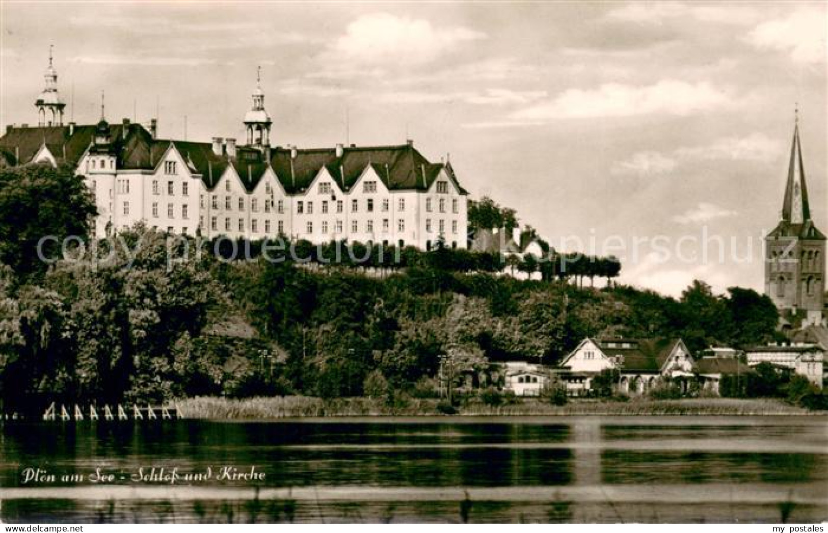 73669886 Ploen See Schloss Und Kirche Ploen See - Ploen